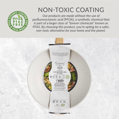 Cooksmart Aluminium Wok 30cm