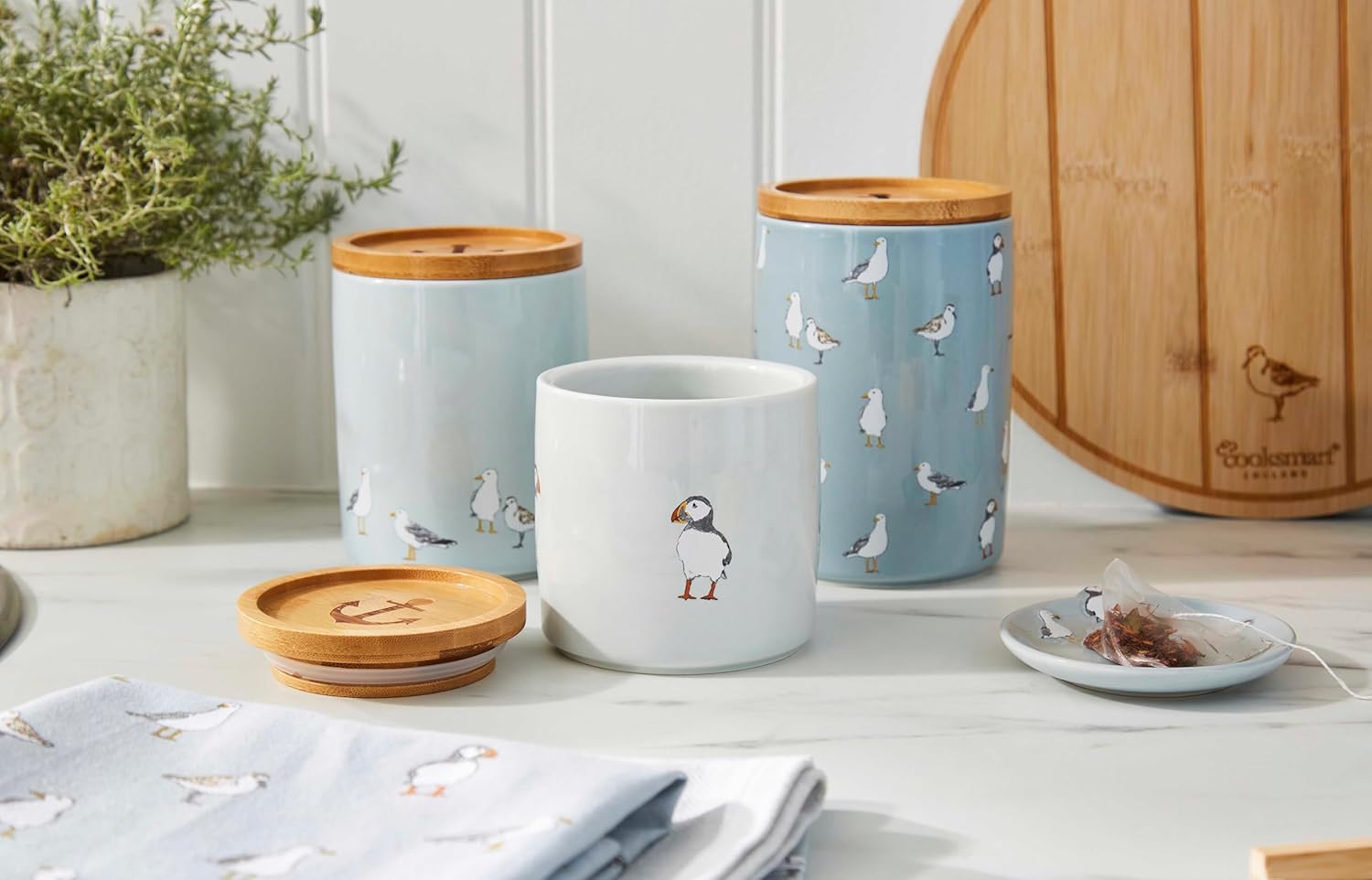 Cooksmart Coastal Birds Medium Storage Canister Cooksmart England