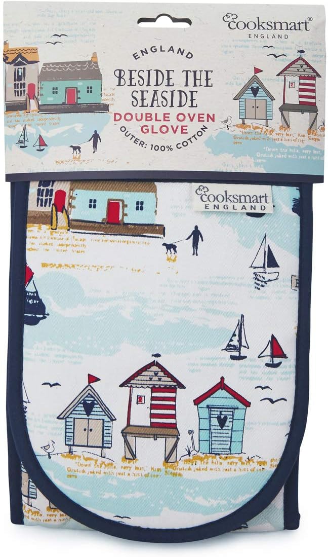 Cooksmart Beside The Seaside Double Oven Glove Cooksmart England