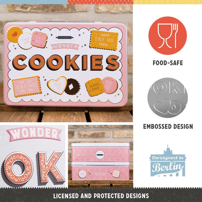 Nostalgic Art Wonder Cookie Flat Storage Tin Nostalgic Art