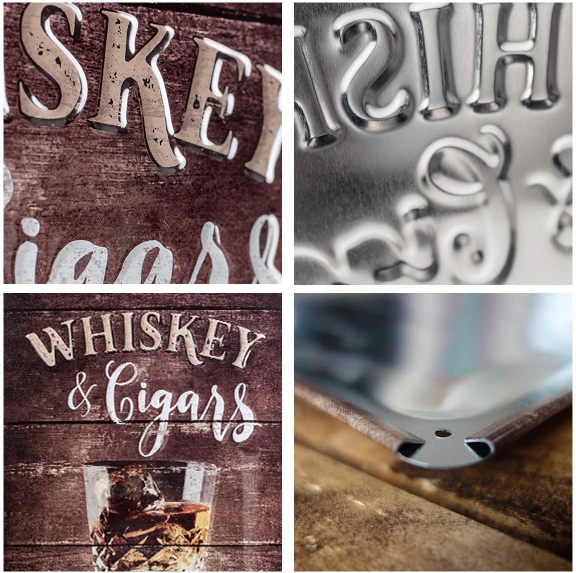 Nostalgic Art Whiskey Tin Sign - Medium Nostalgic Art