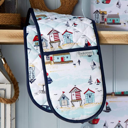 Cooksmart Beside The Seaside Double Oven Glove Cooksmart England