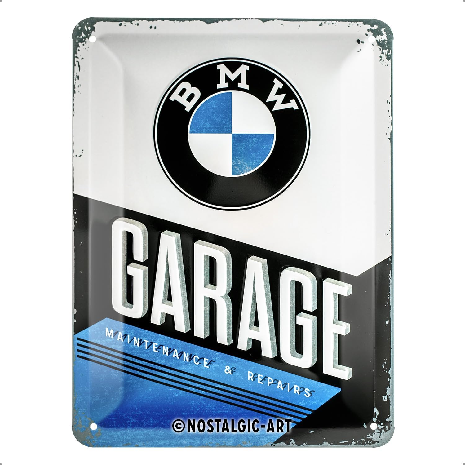 Nostalgic Art BMW Garage Tin Sign - Small Nostalgic Art