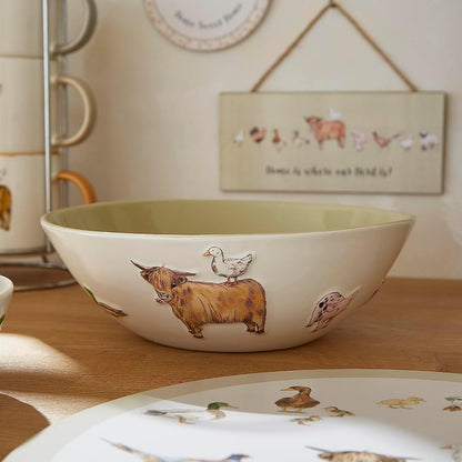 Cooksmart Buttercup Farm Serving Bowl