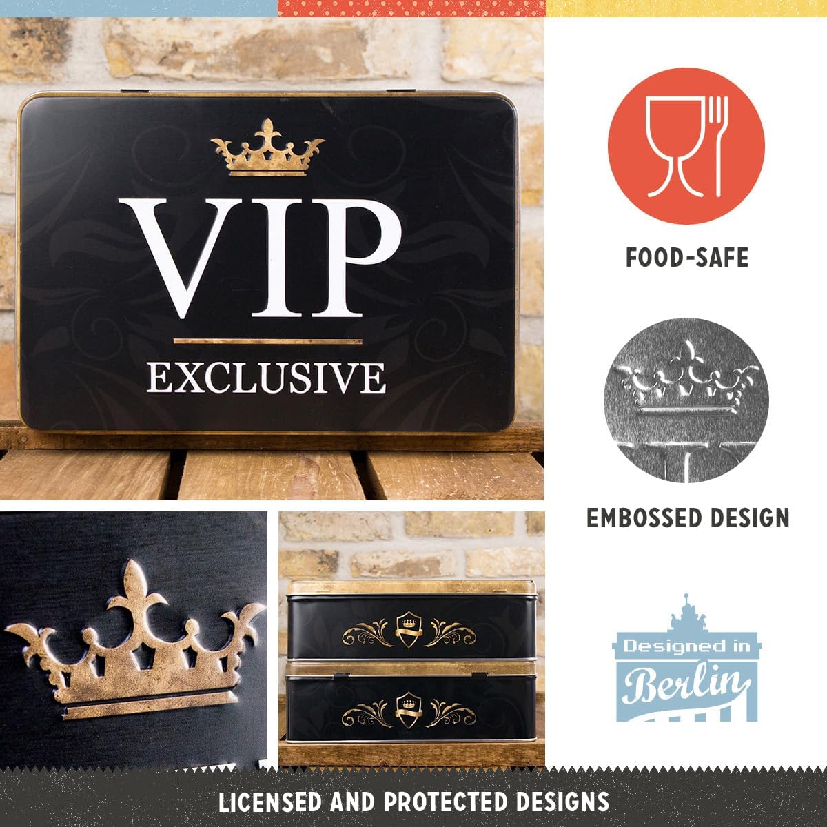 Nostalgic Art VIP Exclusive Flat Storage Tin Nostalgic Art