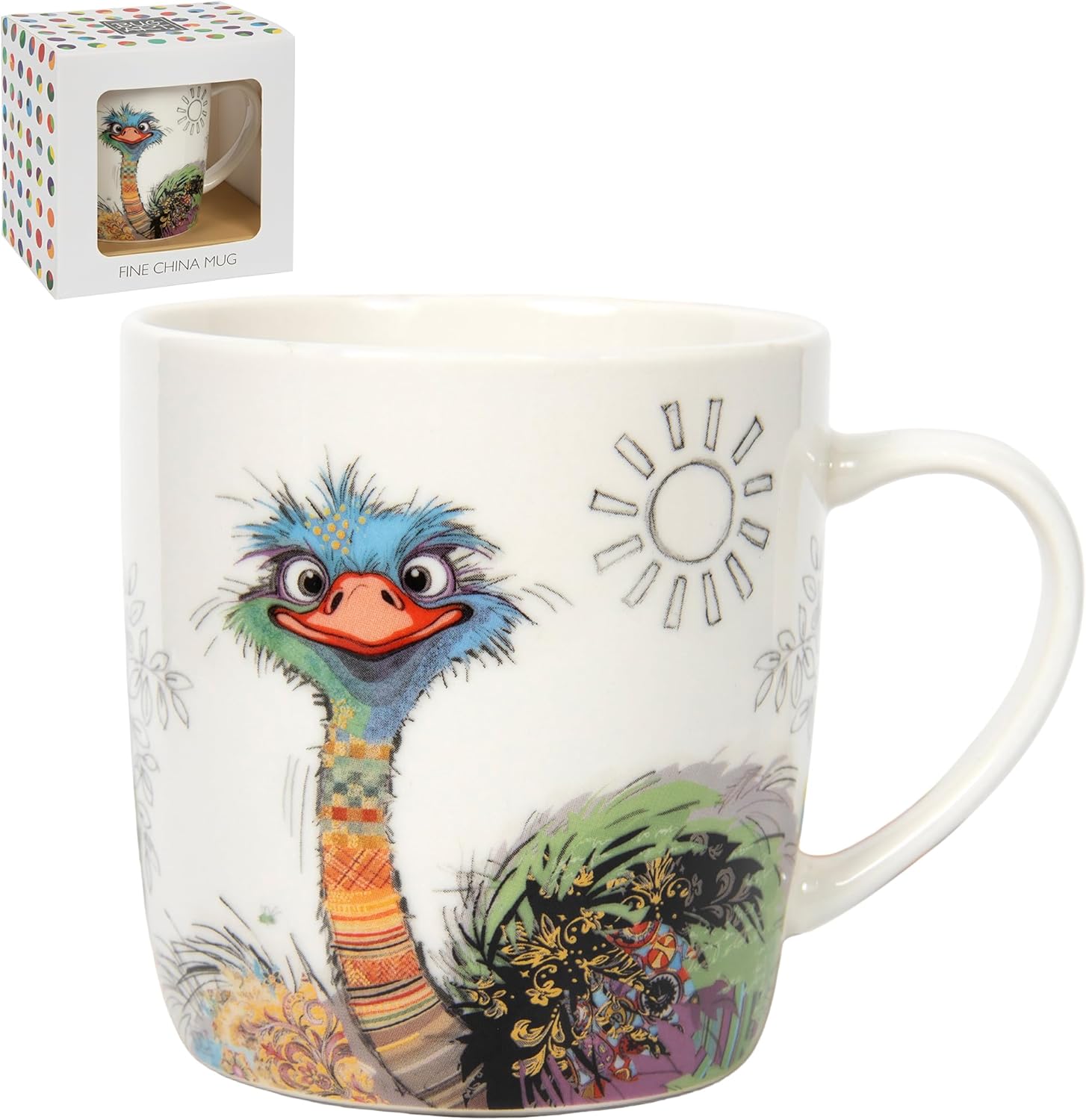 Bug Art Oscar Ostrich Mug Bug Art