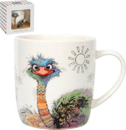 Bug Art Oscar Ostrich Mug Bug Art