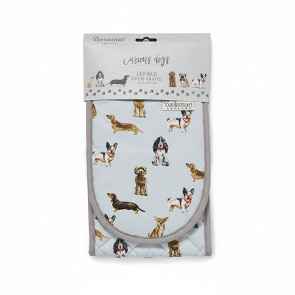 Cooksmart Curious Dogs Double Oven Glove Cooksmart England