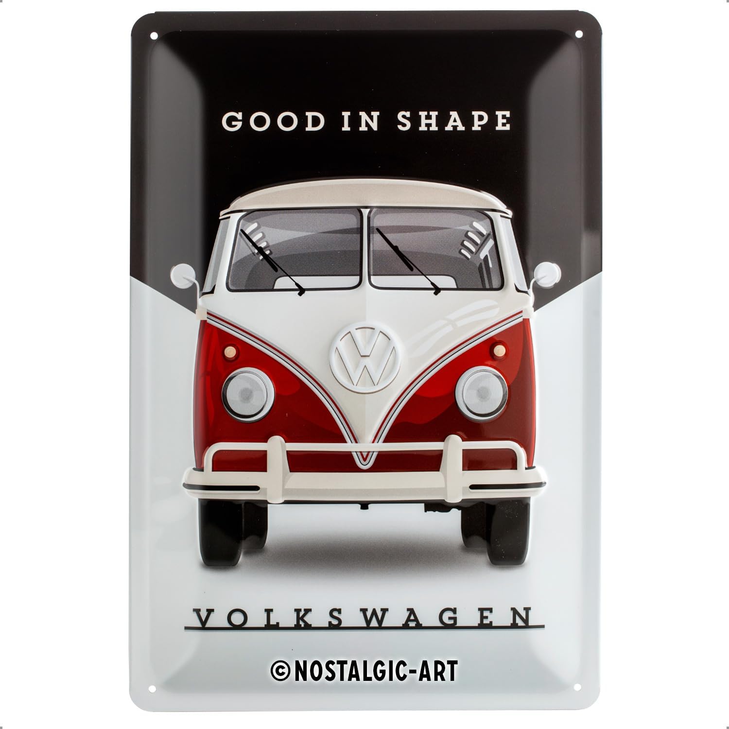 Nostalgic Art VW Good In Shape Tin Sign - Medium Nostalgic Art