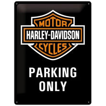 Nostalgic Art Harley Davidson Parking Only Tin Sign - Large Nostalgic Art