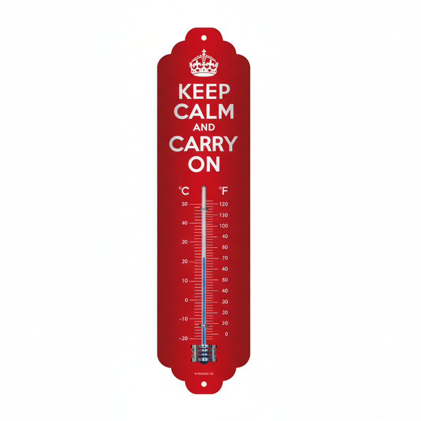 Nostalgic Art Keep Calm and Carry On Thermometer Nostalgic Art