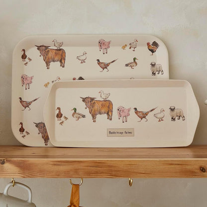 Cooksmart Buttercup Farm Bamboo Large Tray