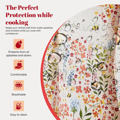 Cooksmart Bee Happy Apron Cartco