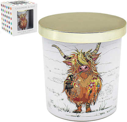 Bug Art Hamish Highland Cow Candle Bug Art