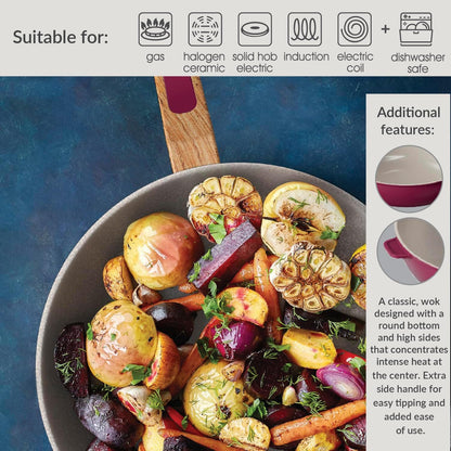 Cooksmart Aluminium Wok 30cm