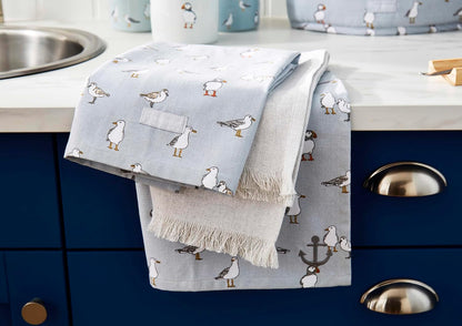 Cooksmart Coastal Birds 3 Pack Tea Towels