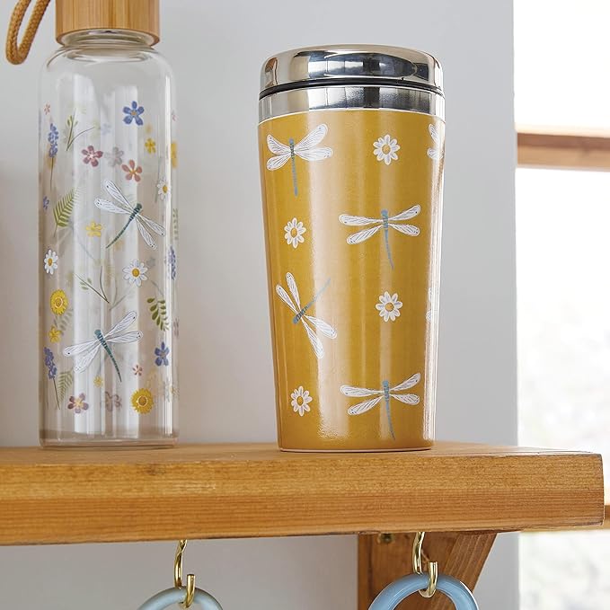 Cooksmart English Meadow Stainless Steel Travel Mug Cooksmart England