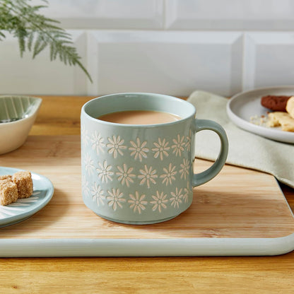 Cooksmart Homestead Stacking Mug - Grey-Blue Cooksmart England