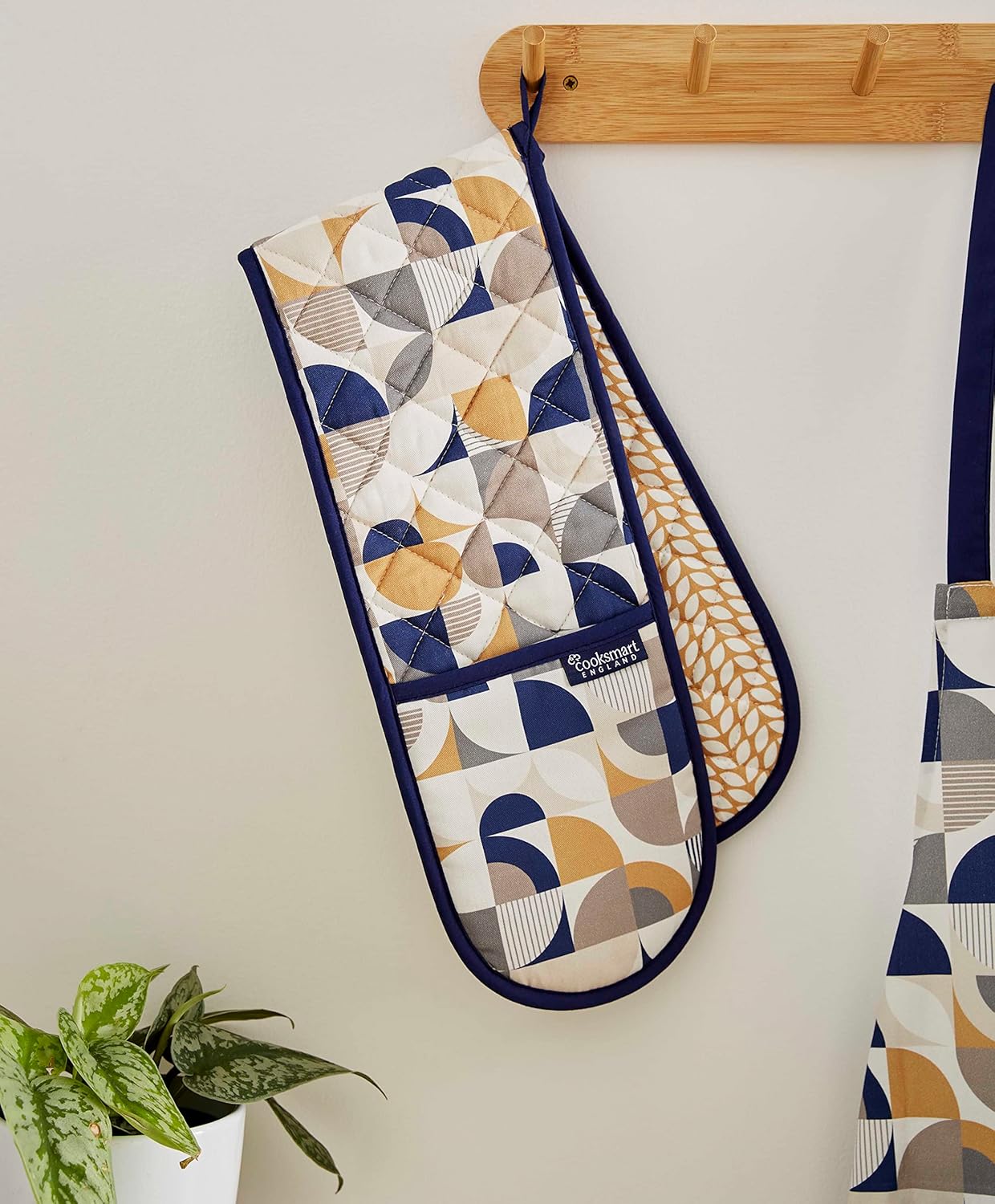 Bauhaus Geo Double Oven Glove Cooksmart England
