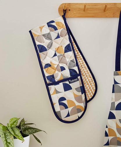 Bauhaus Geo Double Oven Glove Cooksmart England