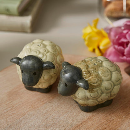 Cooksmart Highland Sheep Salt & Pepper Shaker Set