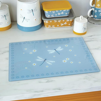 Cooksmart English Meadow Medium Glass Worktop Saver Cooksmart England