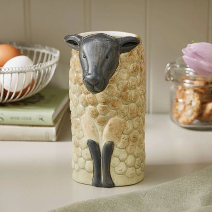 Cooksmart Highland Sheep Utensil Pot/Vase