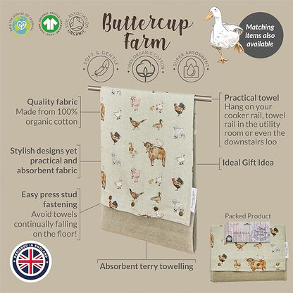 Cooksmart Butter Cup Farm Roller Towel Cooksmart England