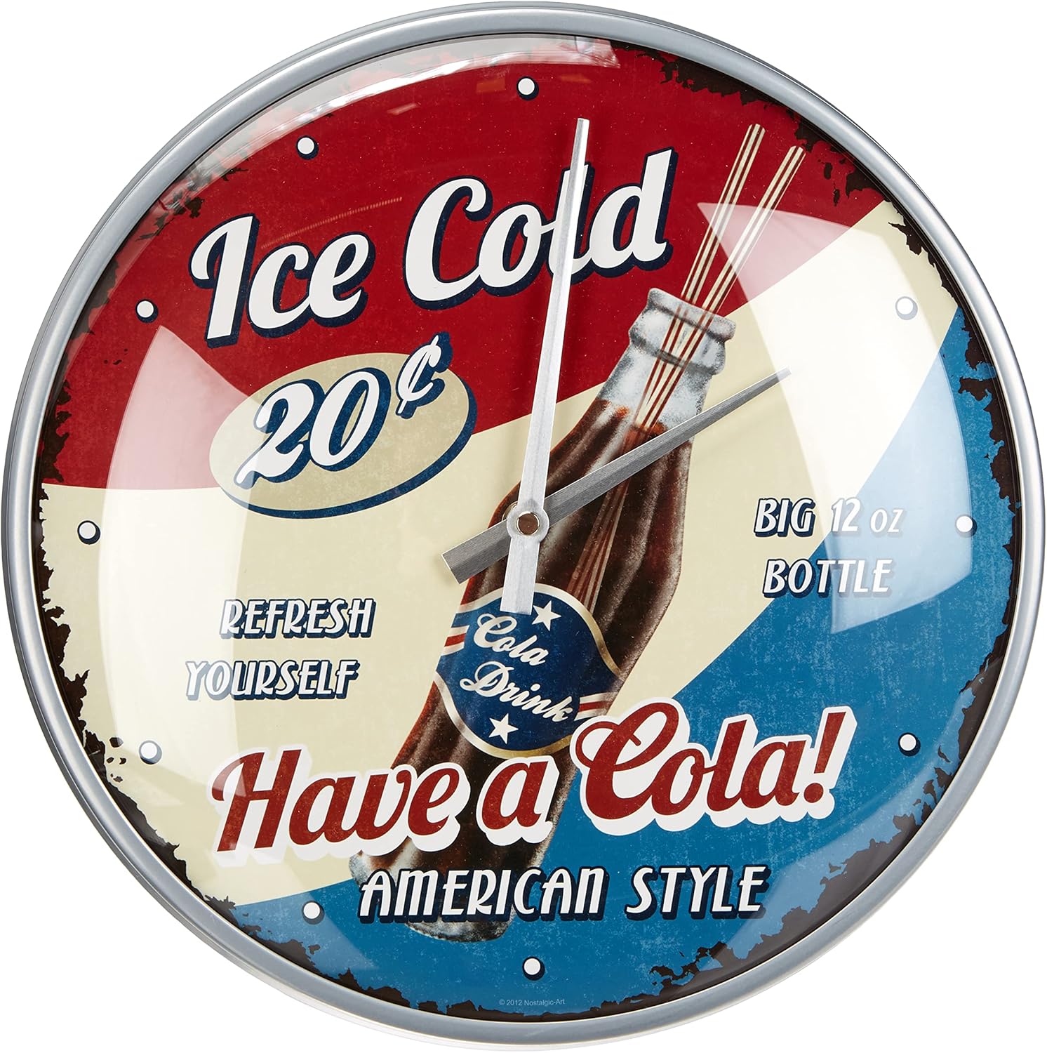 Nostalgic Art Have a Cola! Wall Clock Nostalgic Art