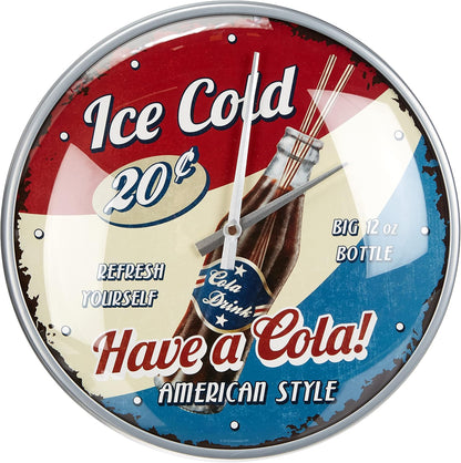 Nostalgic Art Have a Cola! Wall Clock Nostalgic Art