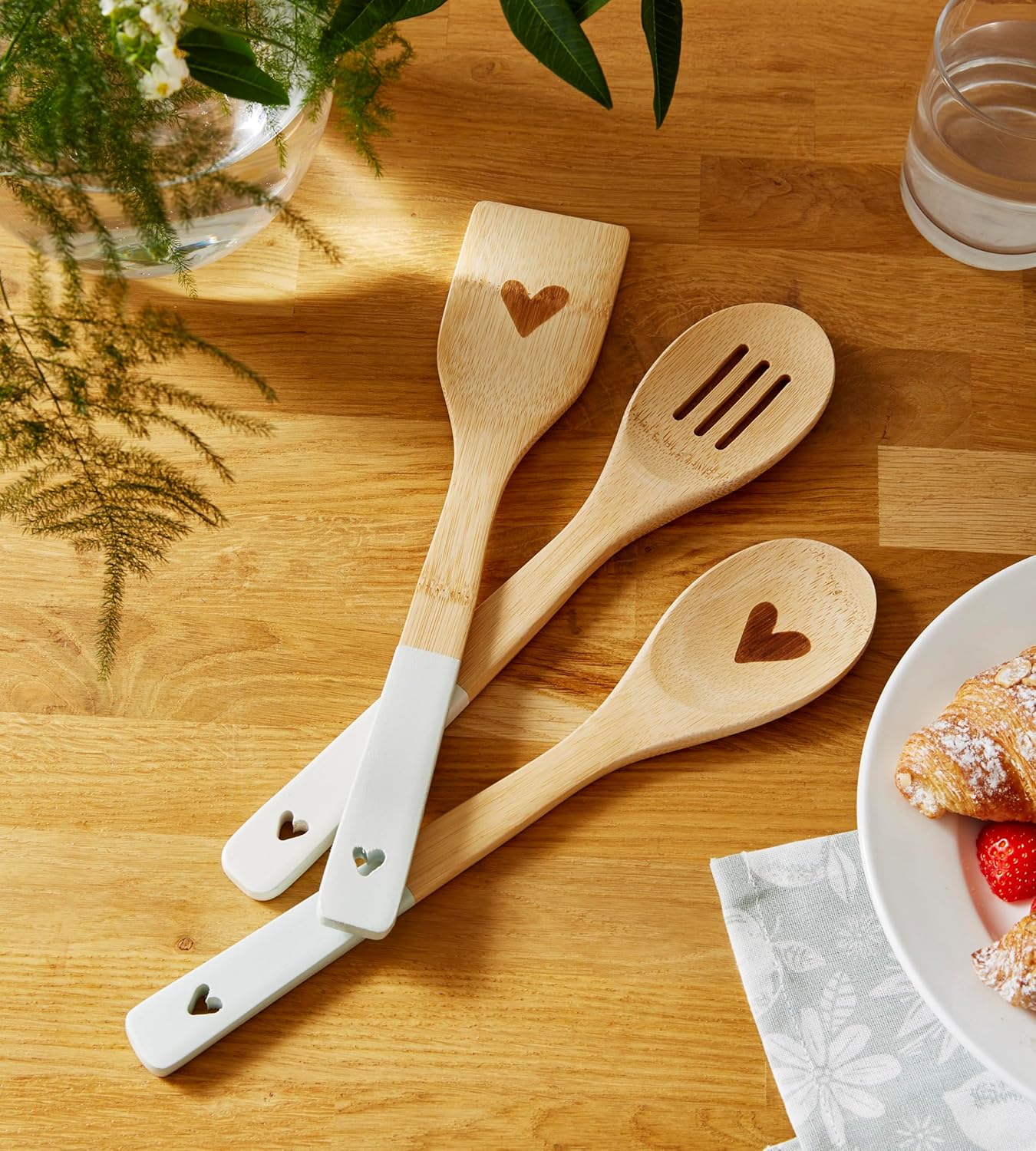 Cooksmart Homestead Bamboo Utensils - Set of 3 Cooksmart England