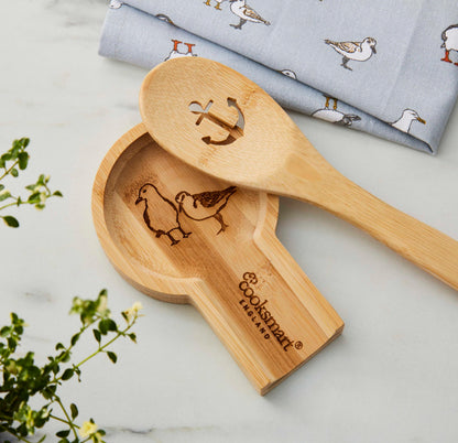 Cooksmart Coastal Birds Bamboo Spoon Cooksmart England