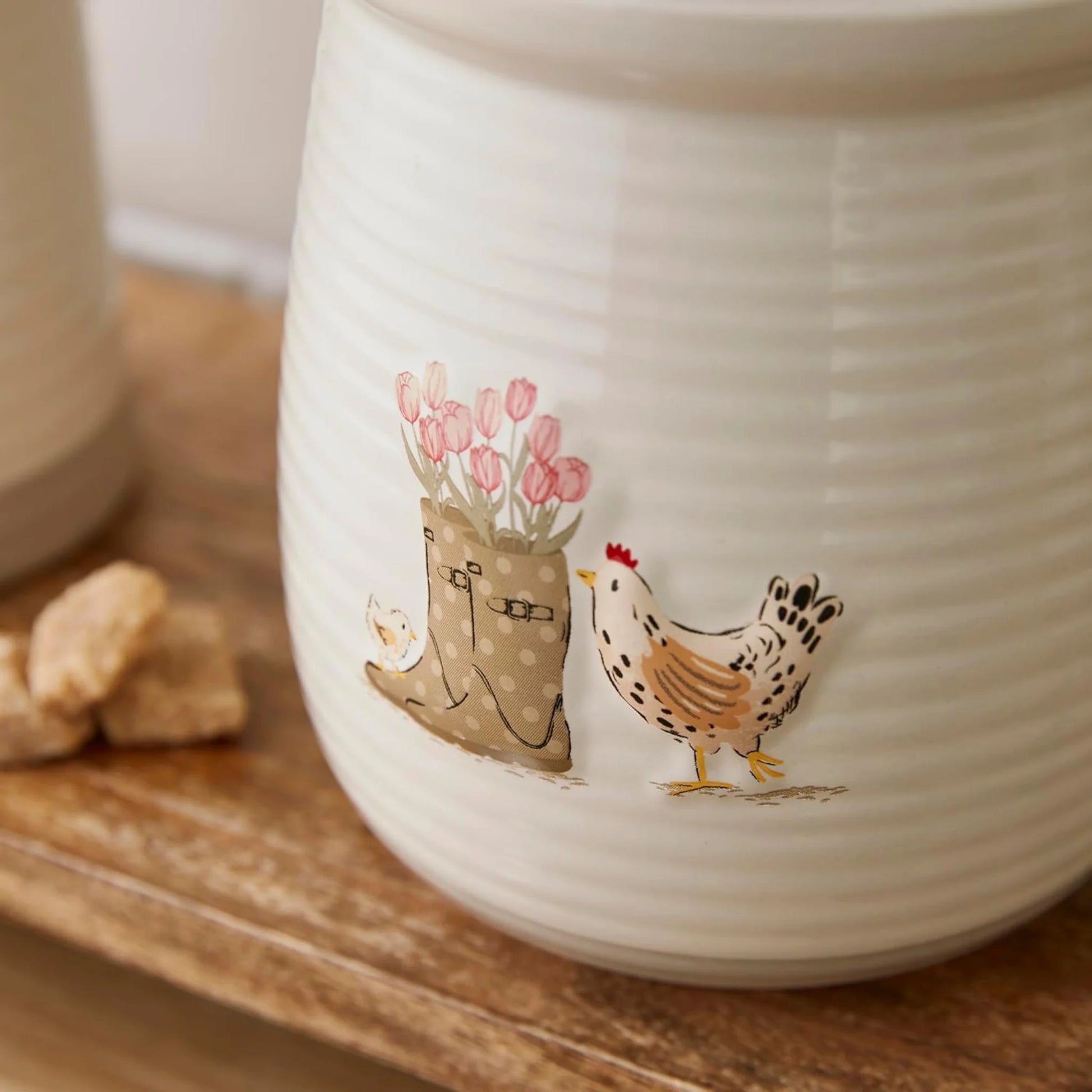Cooksmart Hen House Lane Canister - Wellies & Hens Cooksmart England