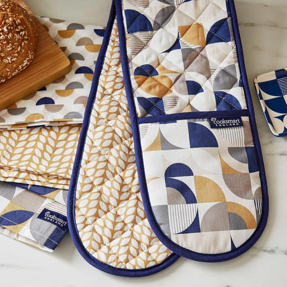 Bauhaus Geo Double Oven Glove Cooksmart England
