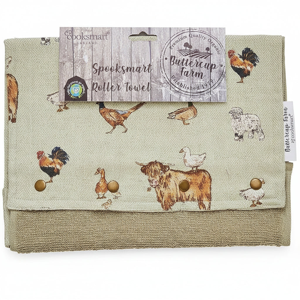 Cooksmart Butter Cup Farm Roller Towel Cooksmart England