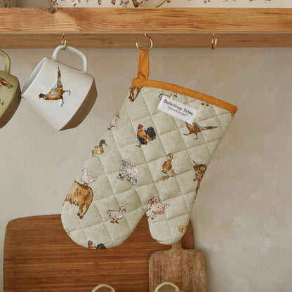 Cooksmart Butter Cup Farm Gauntlet Oven Glove Cooksmart England