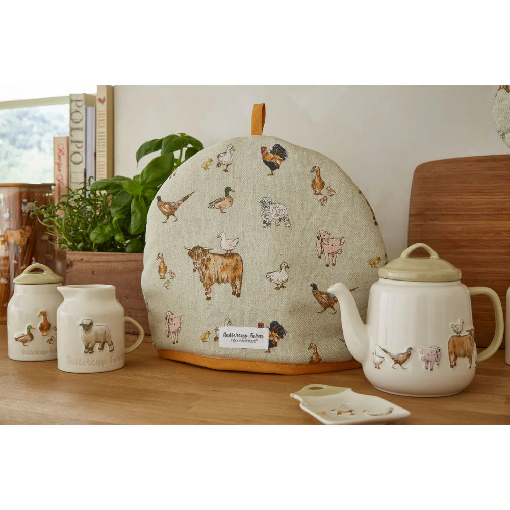 Cooksmart Buttercup Farm Tea Cosy - Organic Cotton (GOTS) Cooksmart England