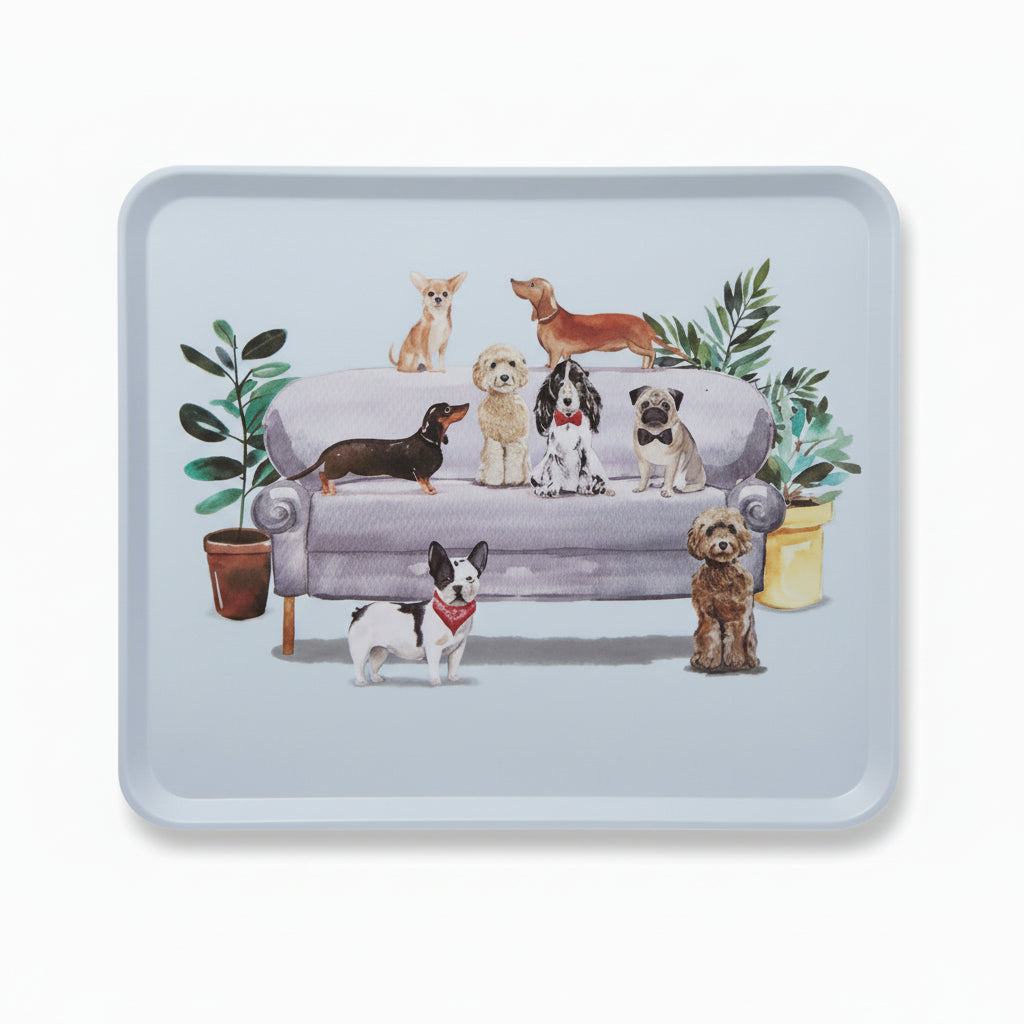 Cooksmart Curious Dogs Serving Tray - Large Cooksmart England