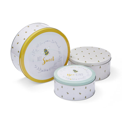 Cooksmart Bumble Bees Set 3 Round Cake Tins