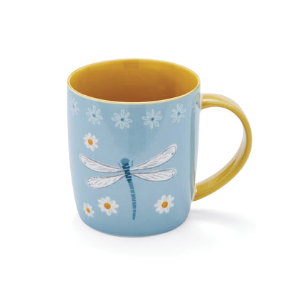 Cooksmart English Meadow Dragonflies Barrel Mug Cooksmart England