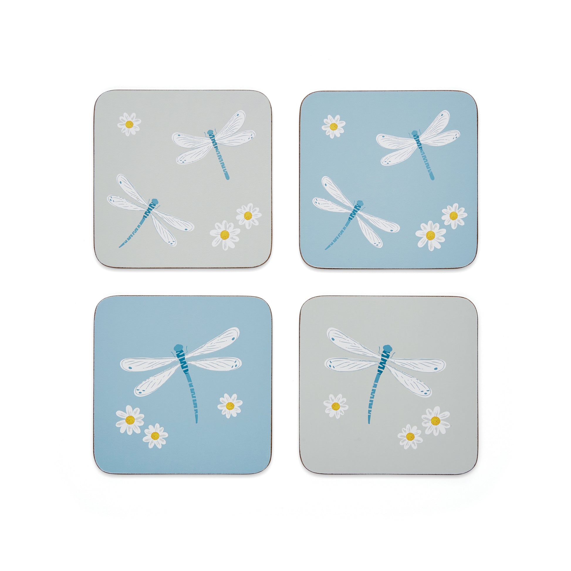 Cooksmart English Meadow Set of 4 Coasters Cooksmart England