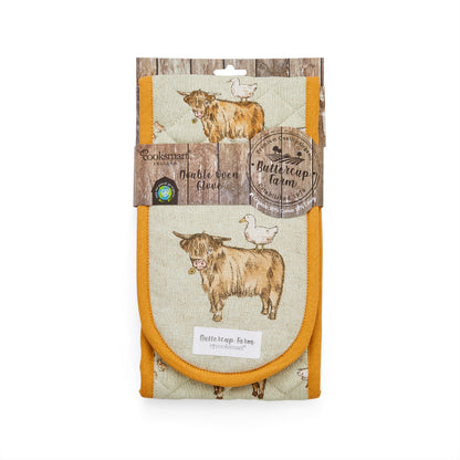Cooksmart Buttercup Farm Double Oven Glove