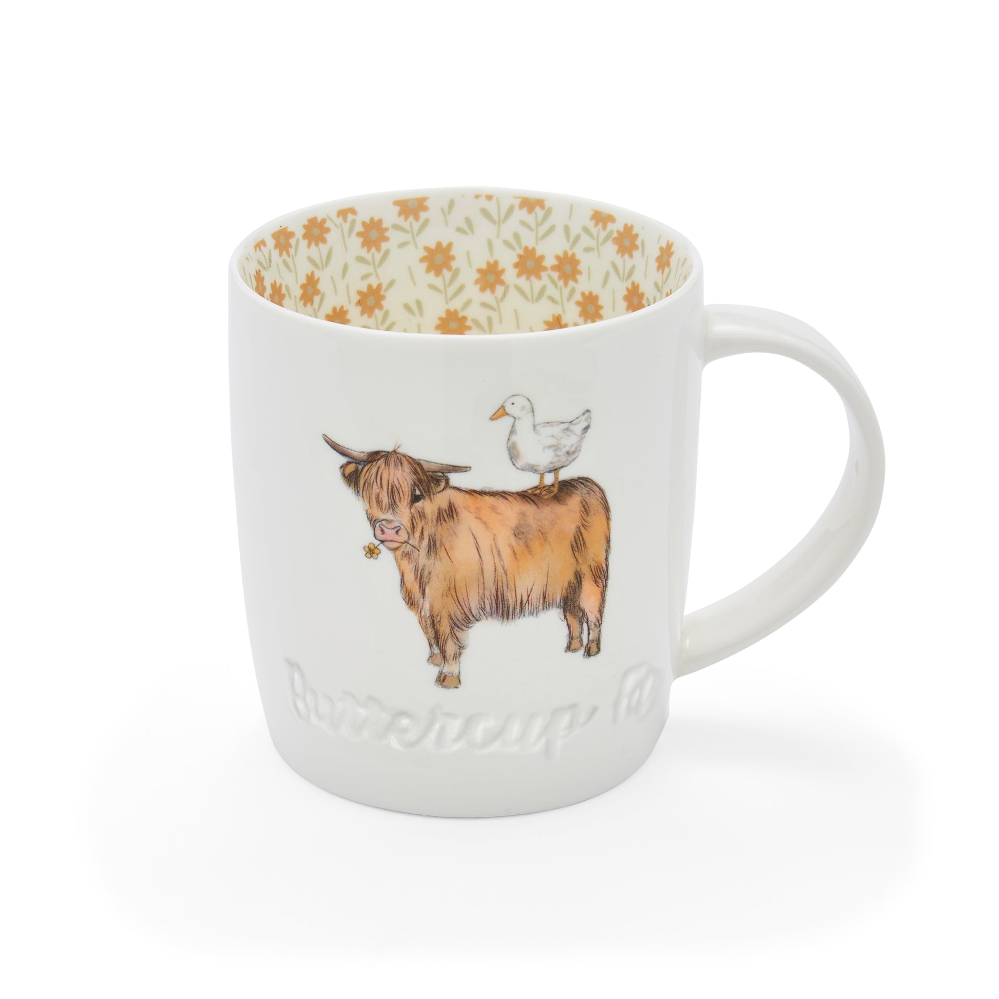 Cooksmart Buttercup Farm Barrel Mug - Angus Cooksmart England