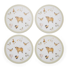 Cooksmart Buttercup Farm Set of 4 Round Placemats Cooksmart England