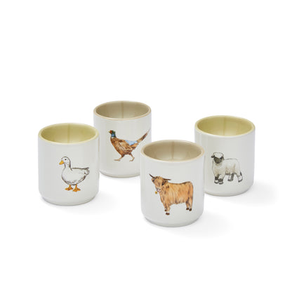 Cooksmart Buttercup Farm Set 4 Stackable Egg Cups