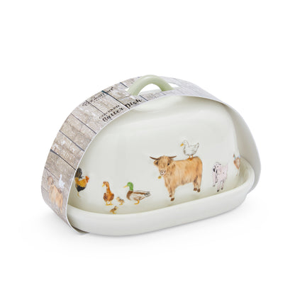 Cooksmart Buttercup Farm Butter Dish