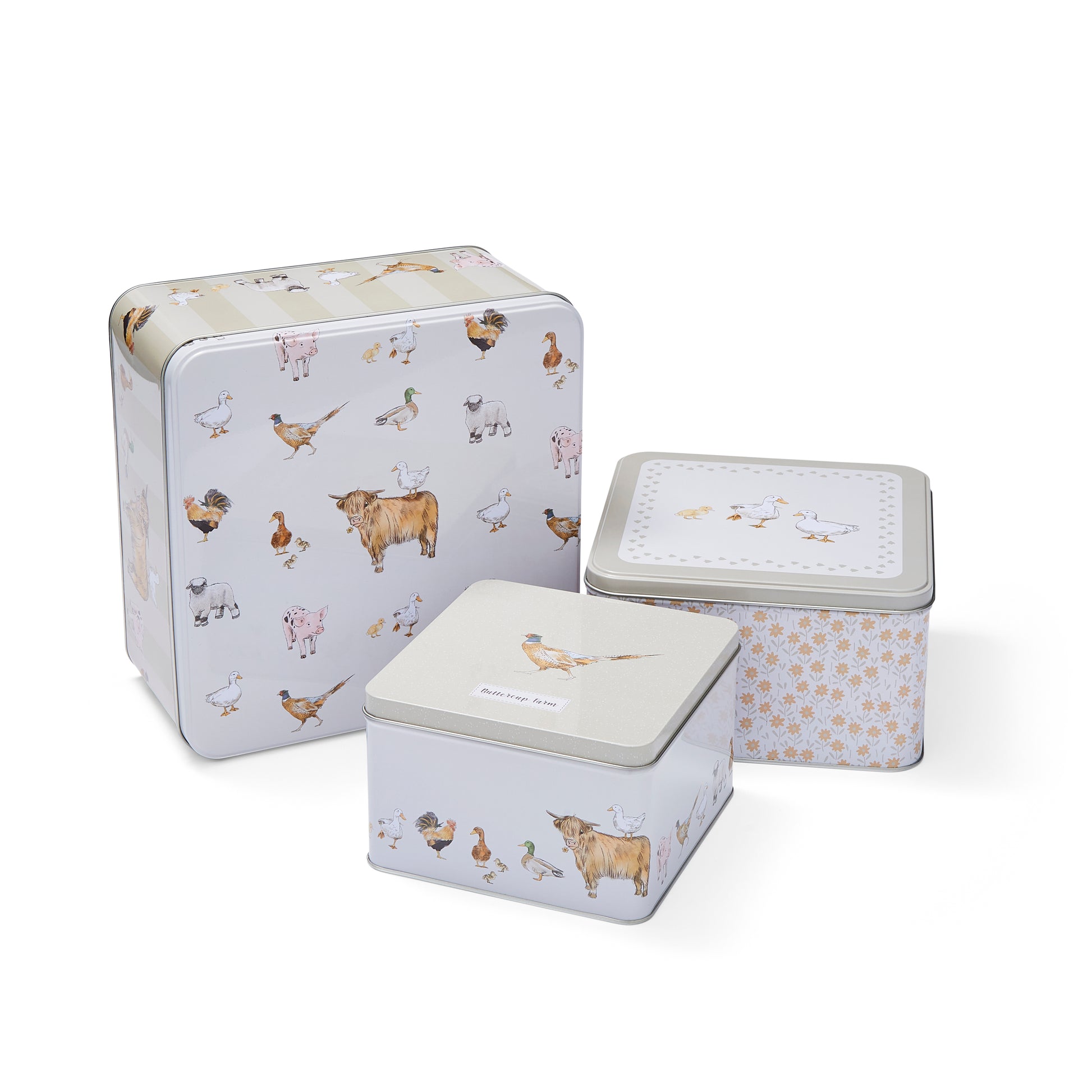 Cooksmart Buttercup Farm Cake Tin Set Cooksmart England