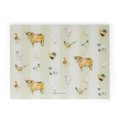 Cooksmart Buttercup Farm Medium Glass Worktop Saver