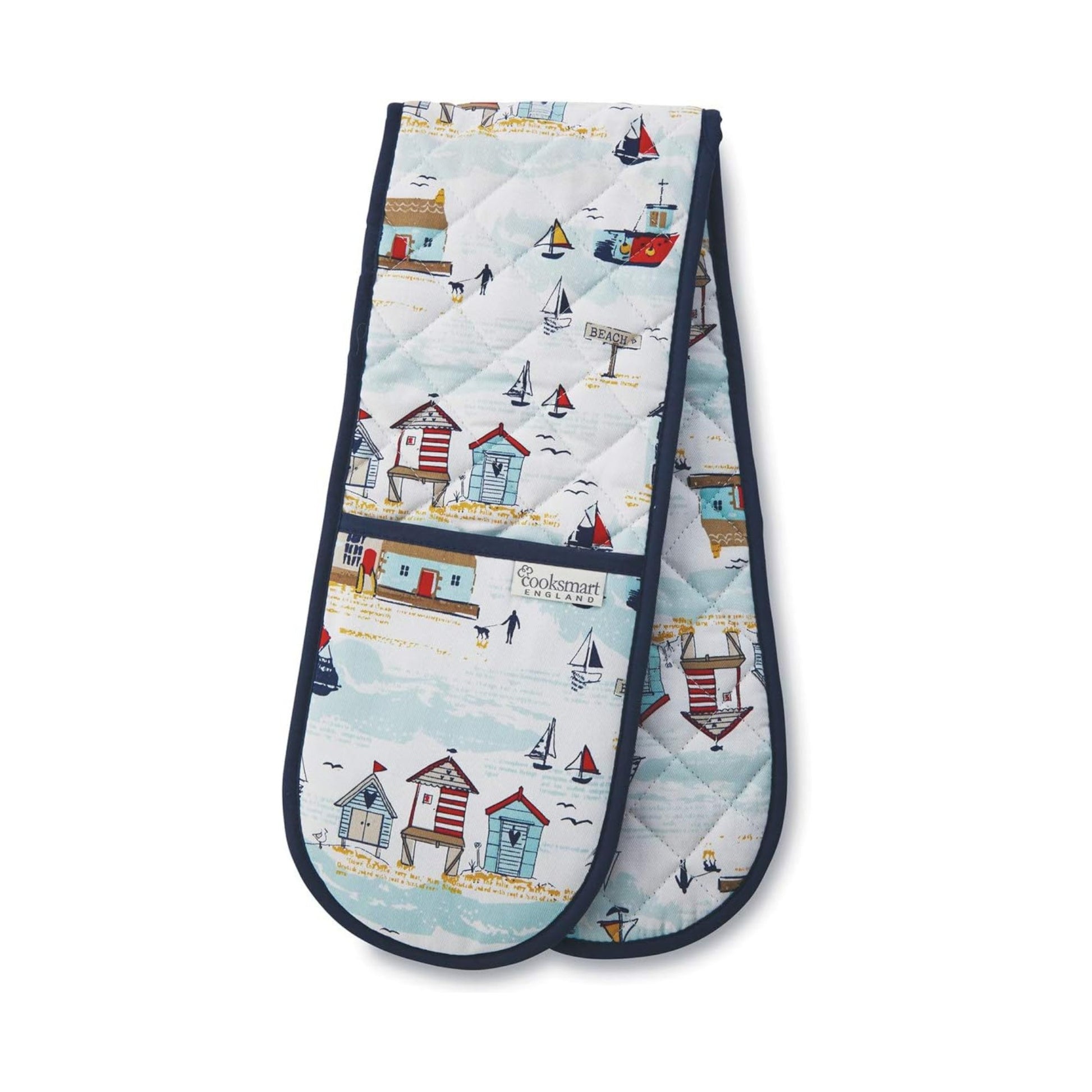 Cooksmart Beside The Seaside Double Oven Glove Cooksmart England