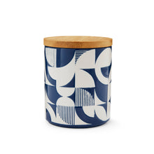 Bauhaus Geo Ceramic Canister - Navy Cooksmart England